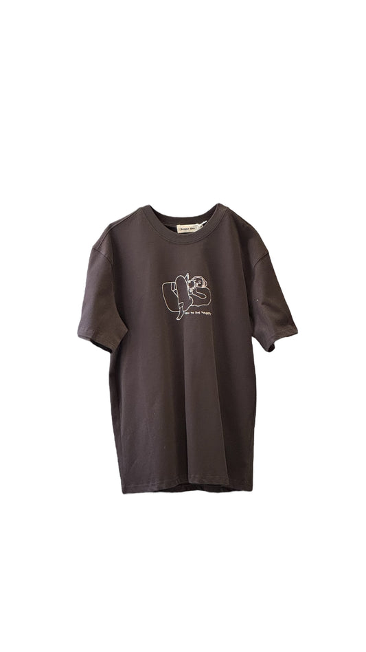 How To Live Happily | Black T-Shirt 👕