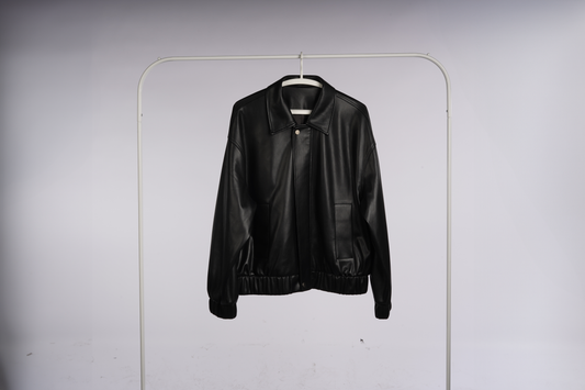 BLACK LEATHER JACKET