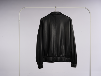 BLACK LEATHER JACKET