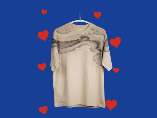 Beige Paint T-shirt